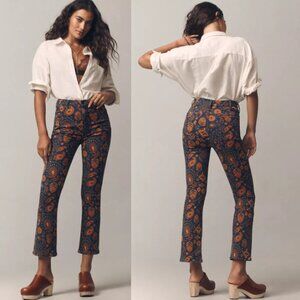 MOTHER The Hustler Flood High-Rise Crop Jeans NWT in Henna Happiness 23
